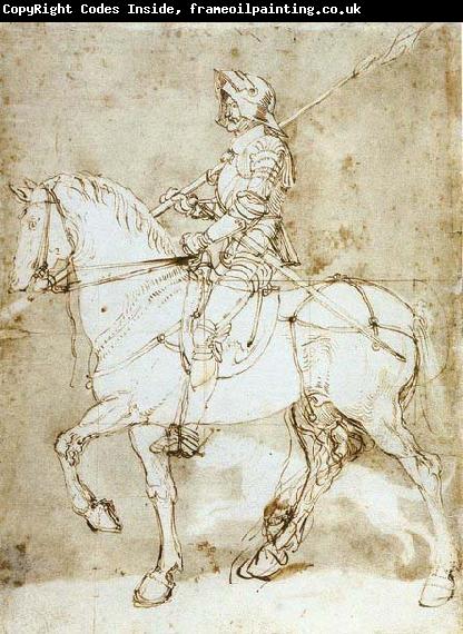 Albrecht Durer Knight on Horseback